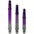 L-Style L-Shaft Gradient N9 Locked Straight Black & Purple - Dart Shafts