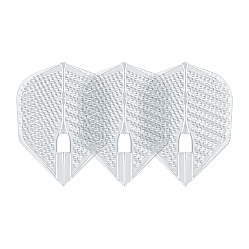 L-Style L-Style Champagne L3 Shape Dimple Clear - Dart Flights