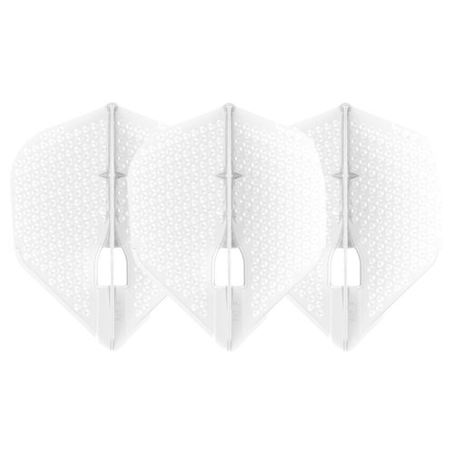 L-Style L-Style Champagne L3 Shape Dimple Pearl White - Dart Flights