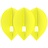 L-Style Champagne L2 Teardrop Yellow - Dart Flights