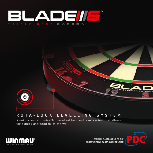 Winmau Winmau Blade 6 Triple Core PDC - Professioneel Dartbord