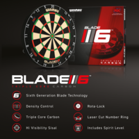 Winmau Blade 6 Triple Core PDC Dartbord Winmau Winmau Blade 6 Triple Core PDC Dartbord