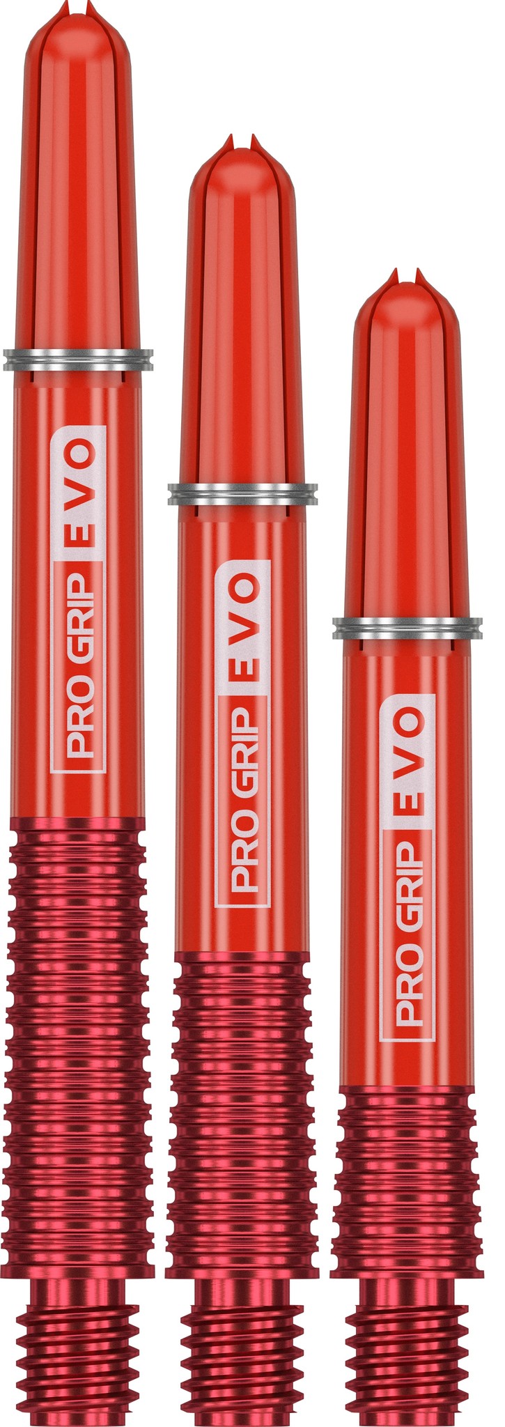 Target Pro Grip Evo Al Red Dart Shafts