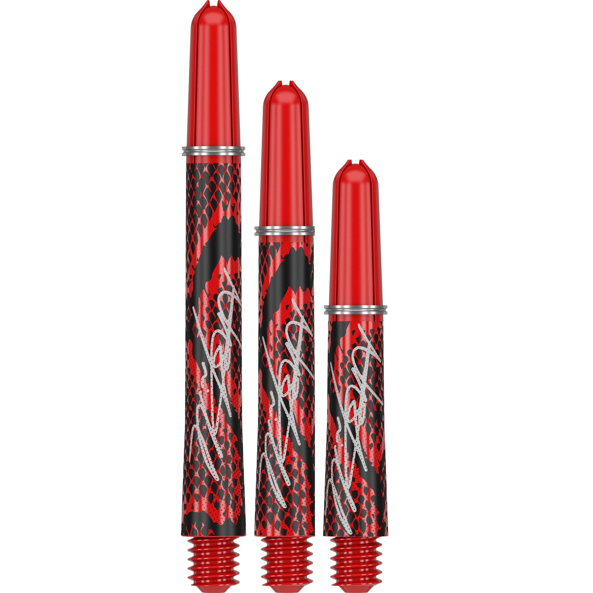 Target Nathan Aspinall Black & Red Pro Grip Dart Shafts