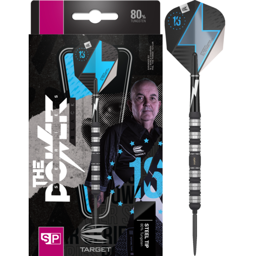 Target Target Phil Taylor Power Series Black Swiss Point 80% - Dartpijlen