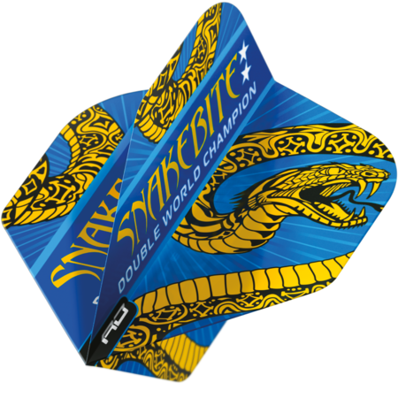Red Dragon Peter Wright Snakebite Double World Champion Blue & Gold - Dart Flights