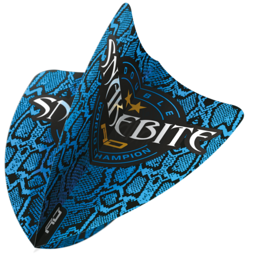 Red Dragon Red Dragon Peter Wright Snakebite Double World Champion Freestyle Blue Skin - Dart Flights