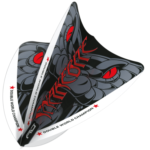 Red Dragon Red Dragon Peter Wright Snakebite Double World Champion Freestyle Red Eyes - Dart Flights