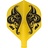 Cuesoul - Tero Flight System AK4 Flower - Yellow Standard - Dart Flights