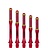 Cuesoul - Tero Flight System AK7 Slim - Red - Dart Shafts