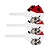 Condor Axe - Devon Petersen African Warrior - Inspiration 3 White - Dart Flights