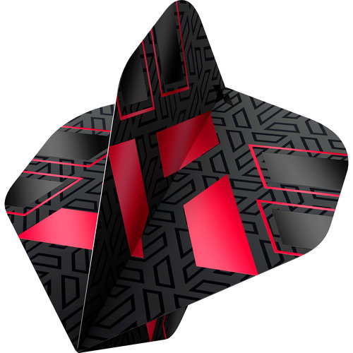 Mission Mission Hazard Black & Red NO2 - Dart Flights