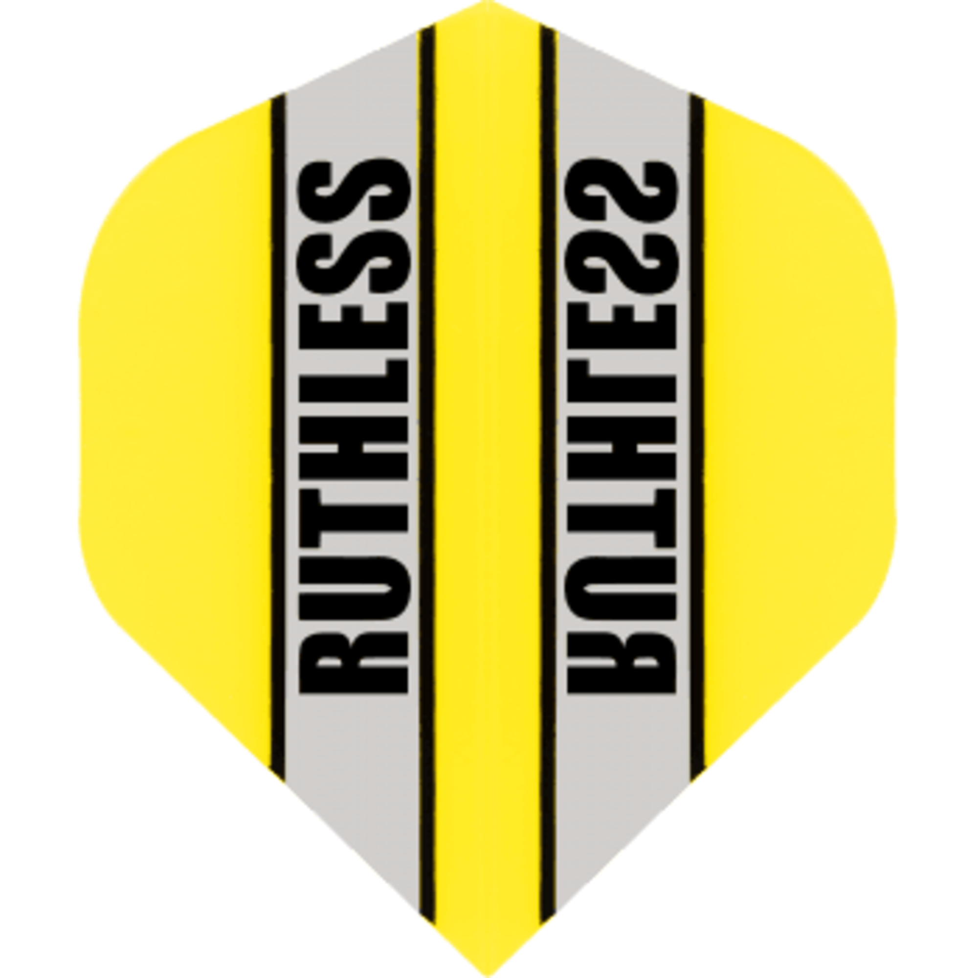 Ruthless Transparant Yellow Dart Flights
