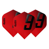 KOTO 9 Edition Metallic NO2 Red - Dart Flights KOTO KOTO 9 Edition Metallic NO2 Red - Dart Flights
