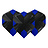 KOTO ZIZ-X NO2 Dark Blue - Dart Flights