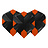 KOTO ZIZ-X NO2 Orange - Dart Flights