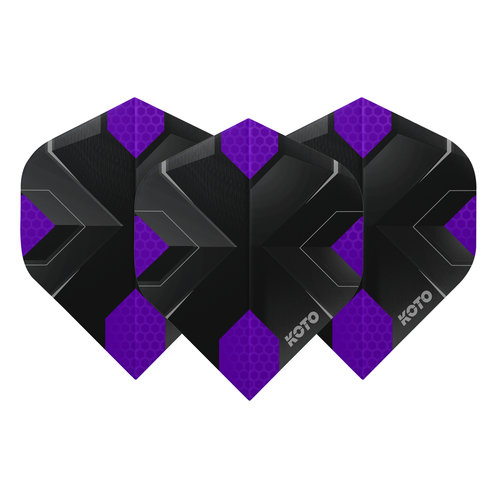 KOTO KOTO ZIZ-X NO2 Purple - Dart Flights