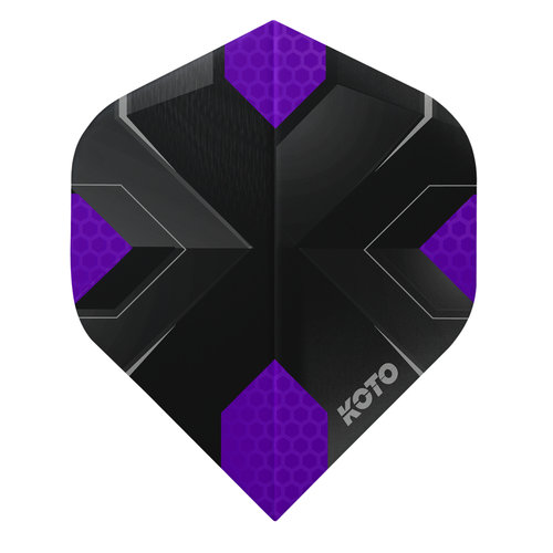 KOTO KOTO ZIZ-X NO2 Purple - Dart Flights