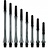 Cosmo Darts Fit Shaft Carbon Slim - Pearl Black - Spinning - 4 Pack - Dart Shafts