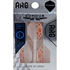 Condor Condor Axe Flight System  - Footprint Bear - Standard White & Orange - Dart Flights