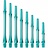 Cosmo Darts Fit Shaft Gear Slim- Clear Blue - Spinning - Dart Shafts