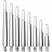 Cosmo Darts Fit Shaft Gear Normal - Clear - Spinning - Dart Shafts