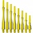 Cosmo Darts Fit Shaft Gear Hybrid - Clear Yellow - Locked - Dart Shafts