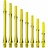 Cosmo Darts Fit Shaft Gear Slim - Clear Yellow - Locked - Dart Shafts