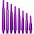 Cosmo Darts Fit Shaft Gear Normal - Clear Purple - Spinning - Dart Shafts