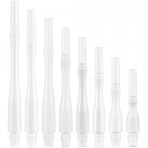 Cosmo Darts Cosmo Darts Fit Shaft Gear Hybrid - Clear White - Locked - Dart Shafts