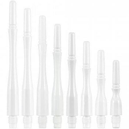 Cosmo Darts Cosmo Darts Fit Shaft Gear Hybrid - Clear White - Spinning - Dart Shafts