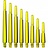 Cosmo Darts Fit Shaft Gear Normal - Clear Yellow - Spinning - Dart Shafts