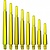 Cosmo Darts Fit Shaft Gear Normal - Clear Yellow - Spinning