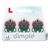 L-Style L-Style Champagne Flight L3 Shape Dimple Jules van Dongen Clear White - Dart Flights