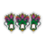 L-Style Champagne Flight L3 Shape Dimple Jules van Dongen Clear White - Dart Flights