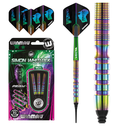 Winmau Winmau Simon Whitlock World Cup SE 90% Soft Tip - Dartpijlen