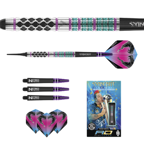 Red Dragon Red Dragon Peter Wright Supa Venom 90% Soft Tip - Dartpijlen