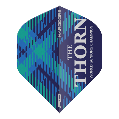 Red Dragon Rob Thornton - World Seniors Hardcore Blue - Dart Flights