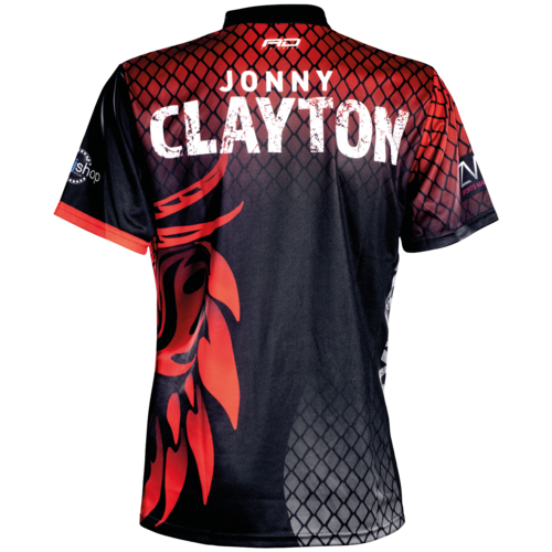 Red Dragon Red Dragon Jonny Clayton Dragon Tour Polo - Dart Shirt