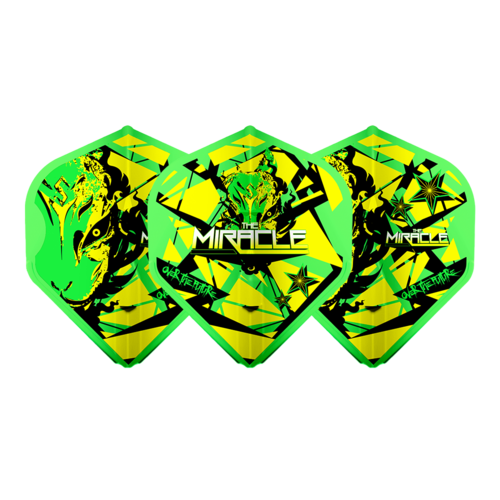 L-Style L-Style Champagne Flight EZ L1 Standaard Mikuru Suzuki V5 Neon Green - Dart Flights