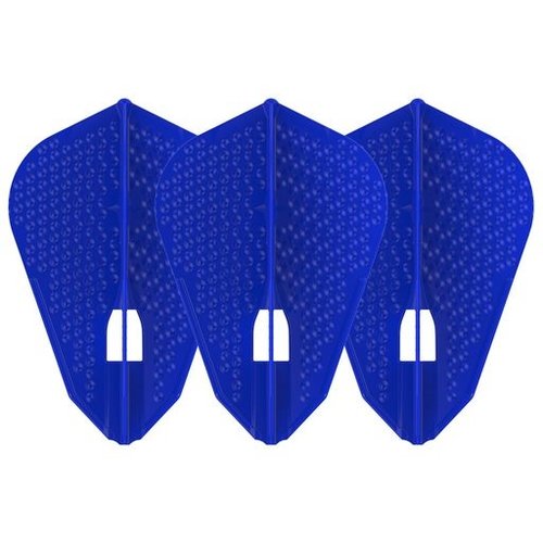 L-Style L-Style Champagne L9D Dimple Fantail Blue - Dart Flights