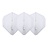 L-Style Champagne Flight EZ L1 Standard Clear White - Dart Flights