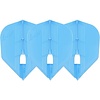 L-Style L-Style Champagne Flight Kami L3 Shape Light Blue - Dart Flights