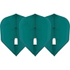 L-Style L-Style Champagne Flight Kami L3 Shape Deep Green - Dart Flights