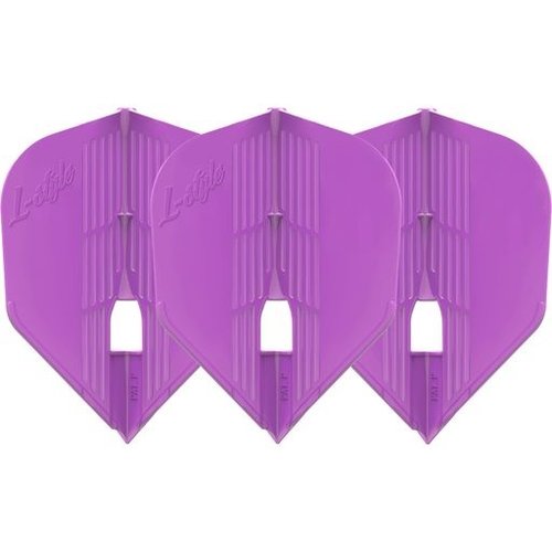 L-Style L-Style Champagne Flight Kami L3 Shape Purple - Dart Flights