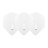 L-Style Champagne Flight EZ L3 Shape White - Dart Flights