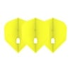 L-Style L-Style Champagne Flight L3 Shape Solid Yellow - Dart Flights