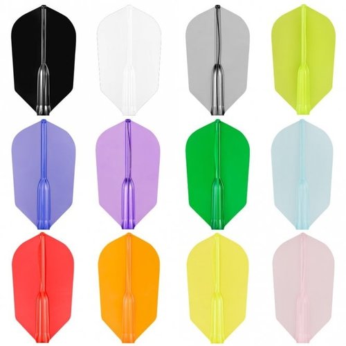 Cosmo Darts Cosmo Darts - Fit Flight AIR Clear White SP Slim - Dart Flights