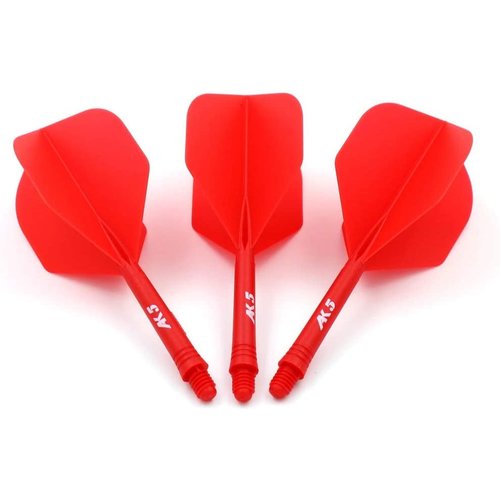 CUESOUL Cuesoul - Tero Flight System AK5 Rost Standaard - Red - Dart Flights