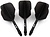 Cuesoul - Tero Flight System AK5 Rost Standaard - Black - Dart Flights